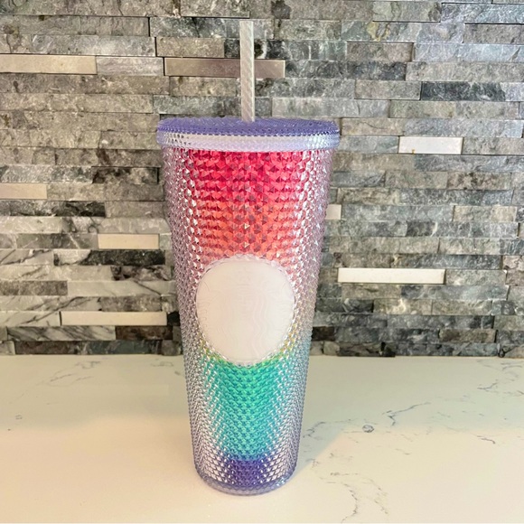Starbucks 2020 Pride Month Rainbow Studded Tumbler New With Tags - Picture 1 of 6